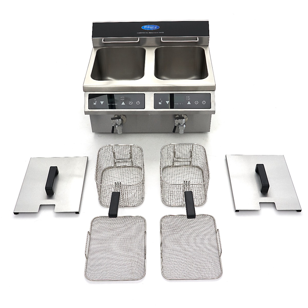 Indukční fritéza 2 x 8 litrů 7 kW vysoká - Bild 10