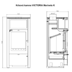 Krbová kamna VICTORIA Marinela K