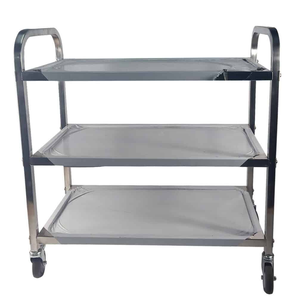 Celonerezový servírovací vozík 3 police - Bild 13