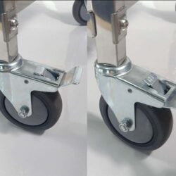 Celonerezový servírovací vozík 3 police