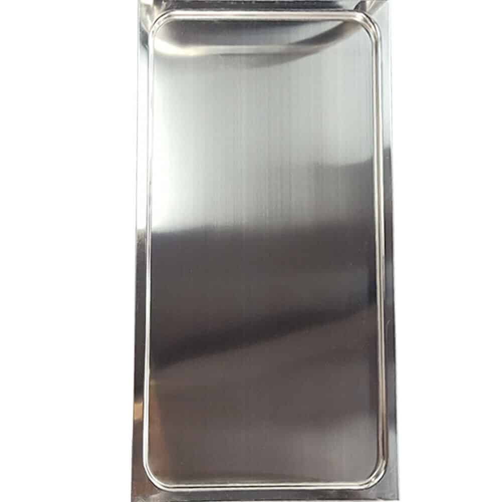 Celonerezový servírovací vozík 3 police