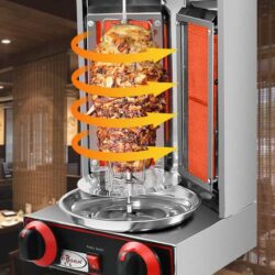 Gril na kebab/ Gyros plynový max do 3 kg