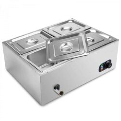 Elektrická vodní lázeň výpusť 4 x GN1/2