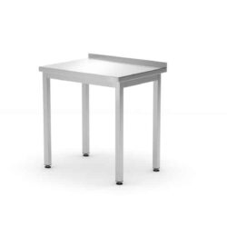 Přístěnný pracovní stůl, šroubovaný, hloubka 600 mm, HENDI