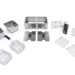 Elektrická fritéza dvojitá 2 x 10L  3+3kW