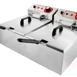 Elektrická fritéza dvojitá 2 x 10L  3+3kW