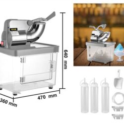 Komerční drtič ledu 180 kg/H