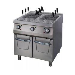 Vařič těstovin Premium - elektrický - 400V - dvojitá jednotka - hloubka 90 cm