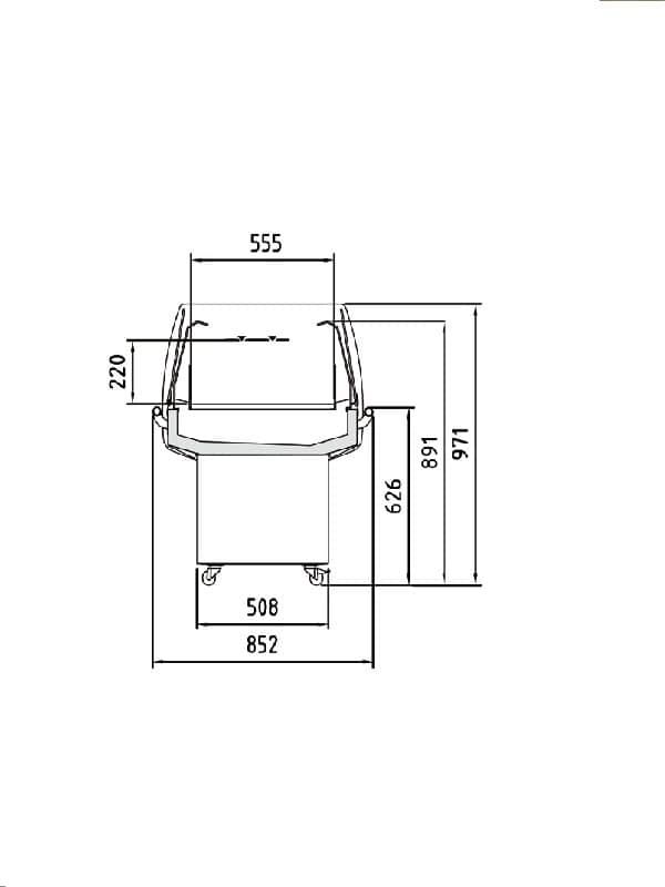 Chladící ostrov samoobslužný CV-IS10-125N s noční roletou - Bild 14