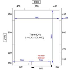 Chladící box CS 1800X2100X2010