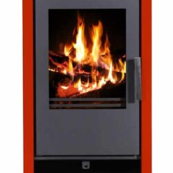 Krbová kamna VICTORIA Vanessa Lux, červená
