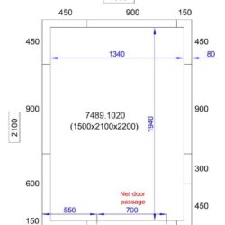 Chladící box CS 1500X2100X2200